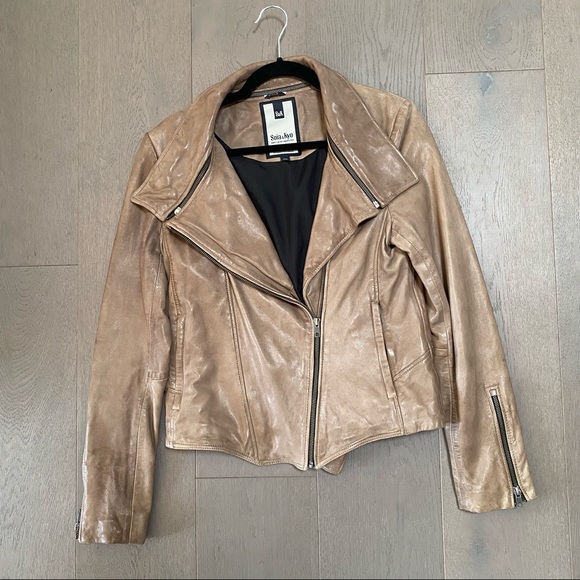 Soia & Kyo Jackets & Blazers - Soia & Kyo Glenna Leather Moto Jacket